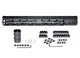 Presma AR-15 Super Light M-LOK Series Free Float Handguards 15in Black