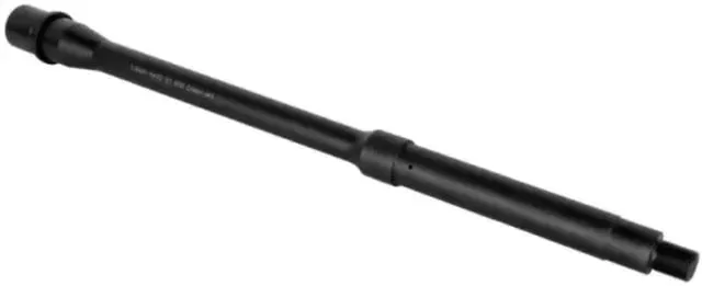 Moriarti AR-15 5.56x45mm NATO Threaded Barrel 14.5 inch Government Mid Length 1-7 Twist 1/2x28 Nitride Black