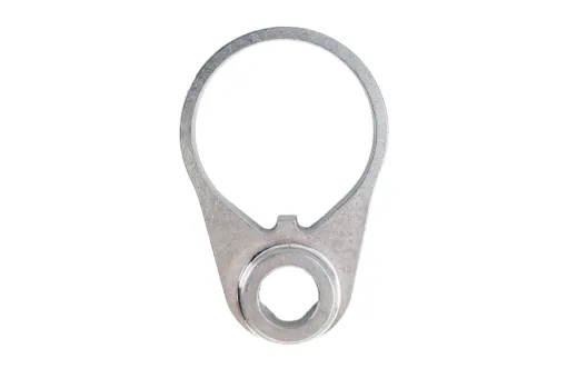 NBS AR-15 End Plate W/ Center Ambi QD Sling Attachment - Stainless