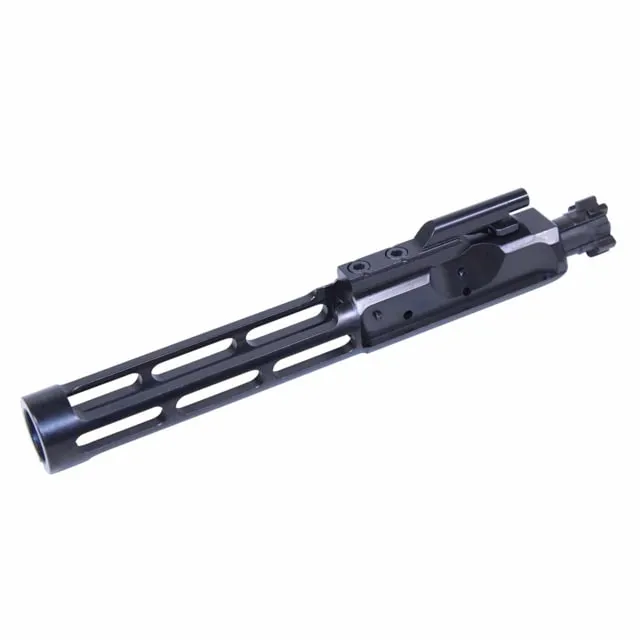 Guntec USA AR-15 Nitride Skeletonized Bolt Carrier Group BCG Black Nitride