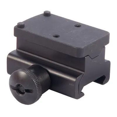 Rm34 Tall Picatinny Rail Mount Black