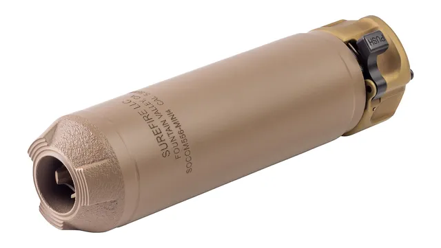 SUREFIRE SOCOM556-MINI4 Suppressor, 5.56, Dark Earth
