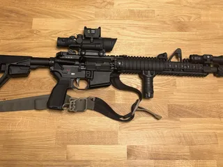 BCM 14.5-inch SOCOM Upper with DD RIS II on an LMT MARS-L Lower