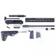 Guntec USA AR Complete .308 Upper Receiver w/o Lower Parts Kit N.1 15in M-LOK Handguard .308 Gen 2 M.L.S. Stock Assembly Mid-Length .750 Gas Block