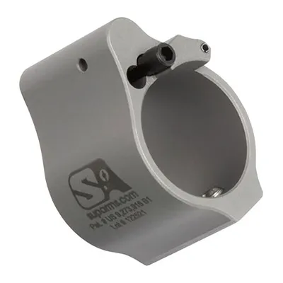 AR-15 Solid Adjustable Gas Block .875" Stainless Steel
