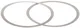 Kexuan Barrel Nut Shim For 223/5.56 2 Pieces Silver