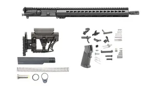 Lightweight Kit Minus Lower Receiver w/ Col. Stock 5.56mm 26in 16in Light Weight Carbine 1x9 1/2x28Picatinny Key MOD A2 Flash Hider Anodized Man.