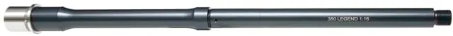 Tactical Kinetics Barrel AR-15 .350 Legend 18in Medium Contour Carbine Length Gas 1-16 Twist Black Nitride