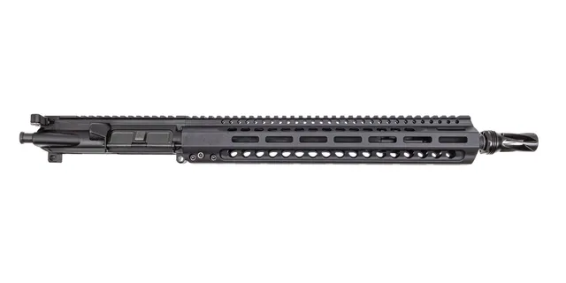 PSA "Sabre" Forged 14.7" 5.56 FN CHF CL 13.65" Hodge P-Lock Rail Pin/Weld with Huxwrx QD Flash Hider