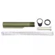 Guntec USA AR-15 Mil-Spec Buffer Tube Set 6-position CAR Buffer/Spring/End Plate/Castle Nut Anodized Green