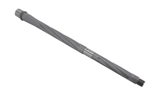 Shaw AR-15 6.8 SPC ll Threaded Barrel Spiral Flute 16in HBAR Profile 1-11 Twist 5/8-24 Thread Matte Stainless