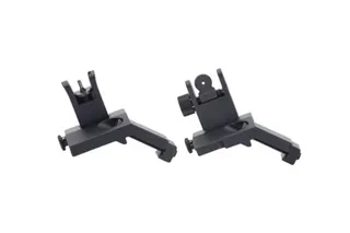 NBS Aluminum 45 Degree Offset Flip-Up Sight Set