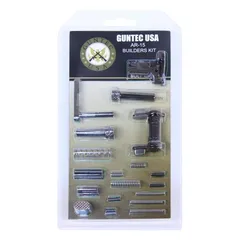 Guntec USA AR-15 Builders Kit w/Ambidextrous Safety Black Chrome