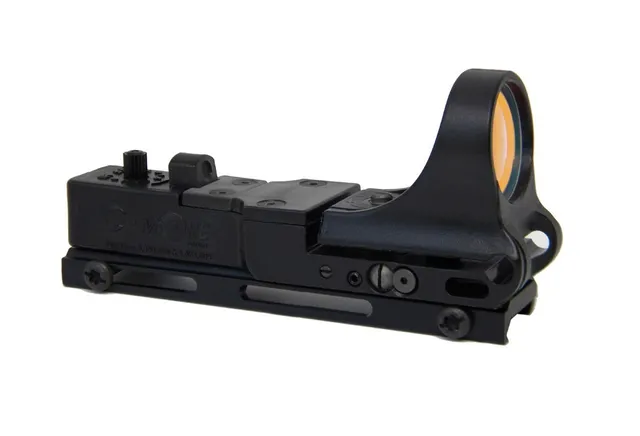 C-More Railway Red Dot Sight, Polymer Body, Standard Switch, 6 MOA Dot