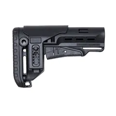 VISM Tactical PCP42 Mil-Spec Stock Collapsible with Adjustable Cheekpiece Black Synthetic D