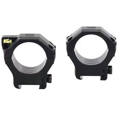 Bubble Level Precision Ultralight Ms Rings 34mm High (1.375") BLK 2/Pk