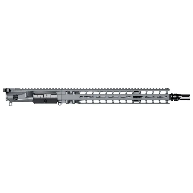 Radian Weapons Model 1 AR-15 6mm ARC 14.5 inch M-LOK Upper Receiver Fluted Mid Length 1-7 Twist 5/8x24 Dead Air Keymo Flash Hider Cerakote Grey