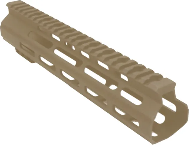 ABC RIFLE COMPANY Custom Ultra Slim AR-15 M-LOK Handguard 10in Cerakote Flat Dark Earth