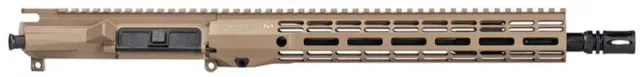 Aero Precision Complete Upper Receiver M4E1-T RM12.7 5.56x45mm NATO 13.9in Government Mid Length 1 in 7 1/2 x 28 12.7in A2 Flash Hider Cerakote FDE