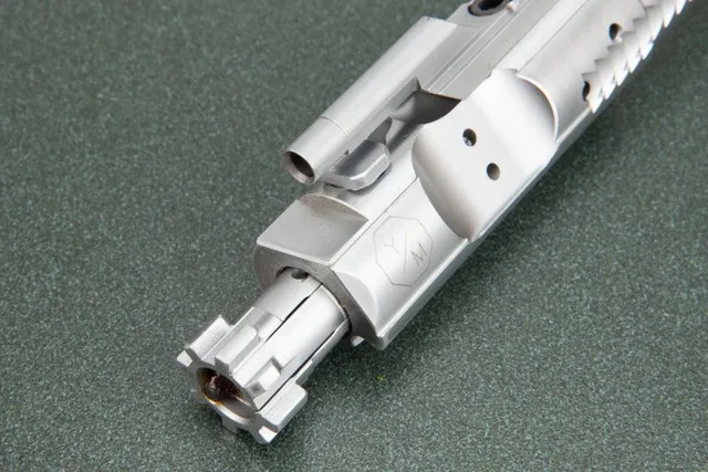 Young Mfg Chrome Bolt Carrier Group - LEFT HAND Full Auto