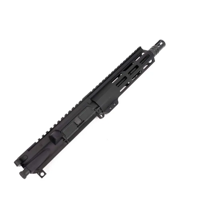 Andro Corp Industries AR-15 Complete M-LOK Upper Receiver with Flash Hider Assembly .300BLK 16.5in 8in Barrel Medium Pistol Length 1-7 Twist 5/8x24