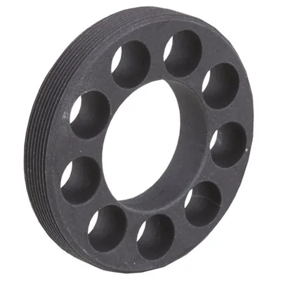 AR-15 15/16" Forearm End Cap Aluminum Black - 7/8" Forearm End Cap Aluminum Black