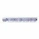 Guntec USA AR-15 Ultra Lightweight Thin M-LOK Free Floating Handguard w/ Monolithic Top Rail 15in Chrome