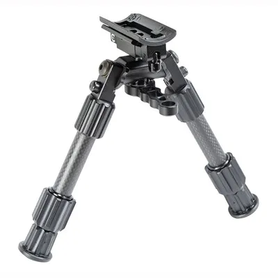 Accumax Premium 6"-9" Sling Swivel Stud Bipod Black