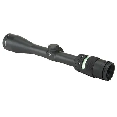Accupoint 3-9x40mm SFP Illuminated Green Triangle Post Reticle Black
