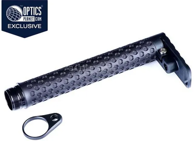 Battle Arms Development Mid Length Lightweight Fixed ButtStock Combo / QD End Plate Black