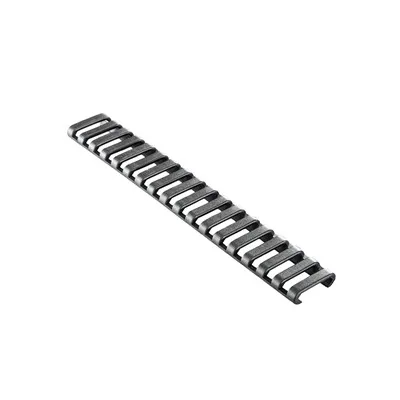 Ladder Cover Picatinny Rail Guard - Lowpro Rail Guard Picatinny Polymer Black 6"