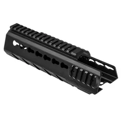 VISM KeyMod Triangle Handguard for AR-15 Black Carbine Length