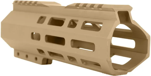 ABC RIFLE COMPANY Custom Hybrid Top Cut D-Front AR-10/DPMS LR-308 M-LOK Handguard 7in Flat Dark Earth