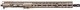 Aero Precision Complete Upper Receiver M4E1-T 5.56x45mm NATO 16in Pencil Mid Length 1 in 7 1/2 x 28 15in A2 Flash Hider Cerakote FDE