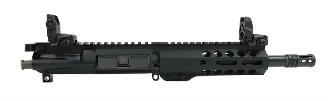 PSA 8.5" Pistol-Length 5.56 NATO 1:7 Nitride 6.5" M-LOK Upper With BCG, CH, & MBUS Sight Set - 516446691
