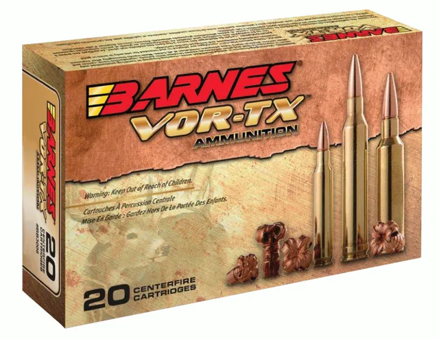 Barnes VOR-TX Rifle 250 gr Tipped TSX BT 450 Bushmaster Ammo, 20/Box