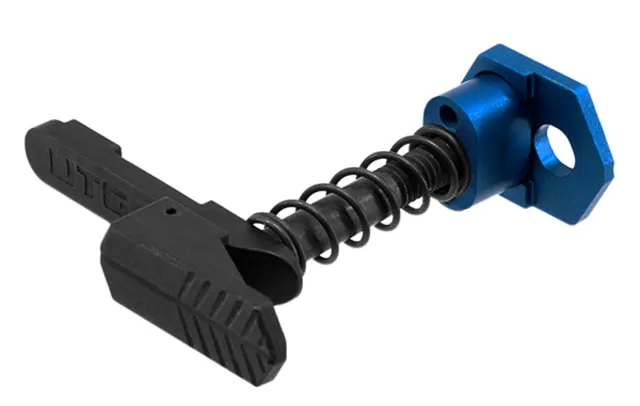 UTG Pro AR15 Ambidextrous Extended Magazine Release Blue