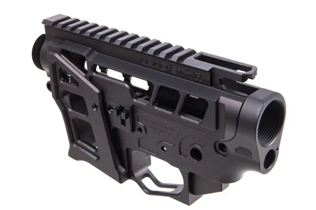 Lead Star Arms LSA-9 Skeletonized PCC/AR-9 Receiver Set - Black