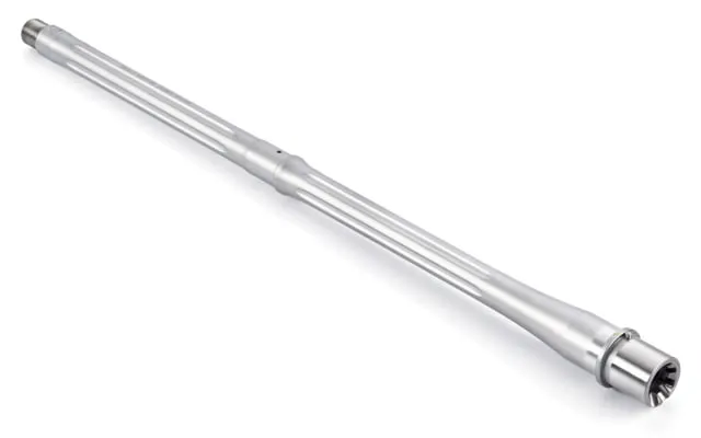 Wilson Combat Match Grade Barrel AR-15 300 HAM'R 18 in Tactical Hunter Mid Length 1-15 Twist 5/8x24 Threaded Glass Bead