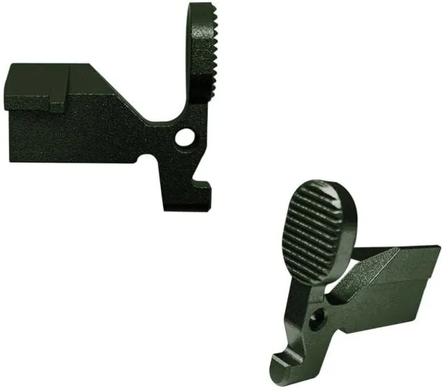 XTS Anodized Bolt Catch OD Green