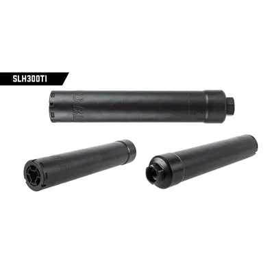 Slh300ti SLH 300 Blackout Titanium Core Direct Mount Suppressor BLK