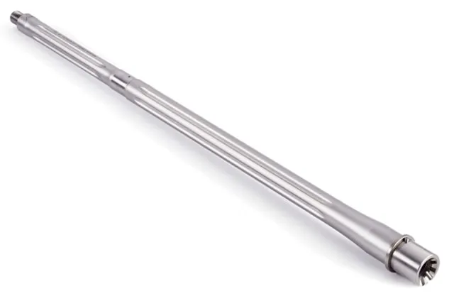 Wilson Combat Barrel Match Grade AR-15 .22 Nosler Tactical Hunter 20in Fluted 1/2x28 TPI 1-8 Twist Stainless Steel