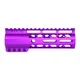 Guntec USA AIR-LOK Series AR-15 M-LOK Compression Free Floating Handguard w/ Monolithic Top Rail 6.75in Anodized Purple