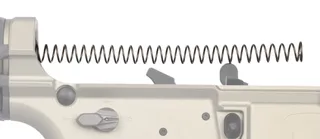 Q Honey Badger Recoil Spring Silver
