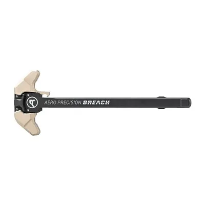 Ambidextrous Breach Charging Handle Ambi Small Levers For AR-15 BLK/Tan