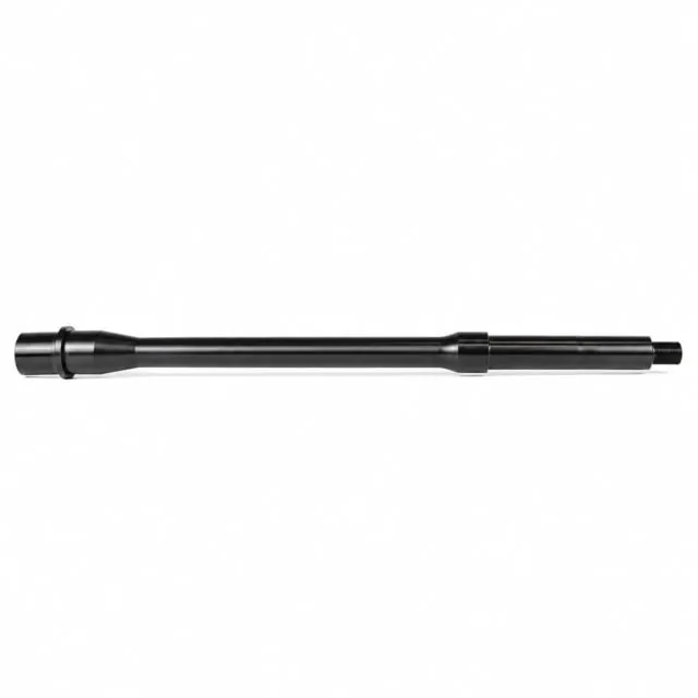 CMC Triggers AR-15 Flagship Duty 5.56 NATO Threaded AR Barrel w/Gas Block/Gas Tube 16in 1-7 Twist Mid Length 1/2x28 TPI Nitride Black Medium