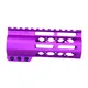 Guntec USA 5" AIR-LOK Series M-LOK Compression Free Floating Handguard w/ Monolithic Top Rail Anodized Purple