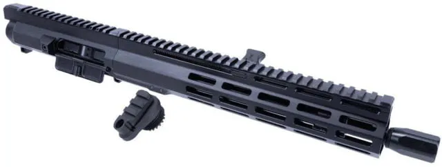FM Products Bufferless Foxtrot Mike Mike-15 Gen 2 .223 Wylde 12.5inch Upper Receiver Midlength Fixed Gas 1-8 Twist 1/2x28 Micro Blast Diverter