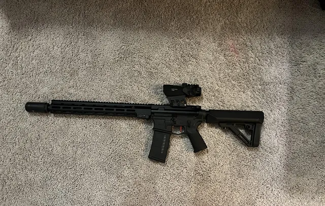 Geissele Super Duty MOD1 16-inch on a Radian Lower