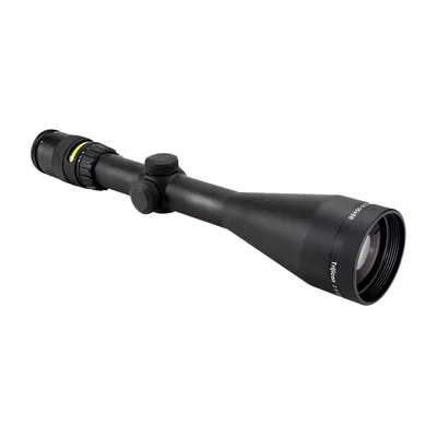 Accupoint 2.5-10x56mm SFP Illum Amber Triangle Post Black